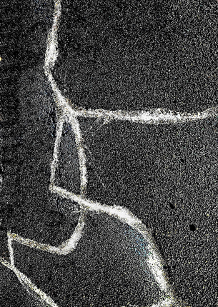Asphaltoglyph . Nachtwandler