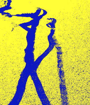 Asphaltoglyph : Mein Schatten läuft davon